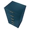 Manhattan Comfort Granville Tall 23.62 Narrow Dresser in Midnight Blue DR-5004 - alternate 8